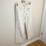 ZARA Cargo Cream Pants Denim Size 6 New Photo 6