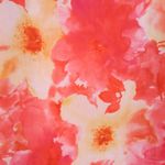 Vintage Y2K Candy Rocket Pink Floral Maxi Dress Orange Photo 7