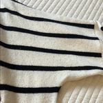 French Connection Striped Black and White Sweater Photo 4