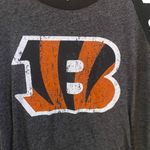 Majestic threads size 2X 3/4 sleeve Bengals Joe burrow #8 graphic tshirt Photo 1