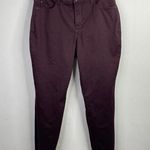 NYDJ Not Your Daughters Jeans Alina Burgundy Leggings Pants Skinny Plus 16W 16 Photo 0