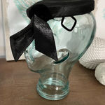 Gardner Black Peau de Soie & Velvet Vintage 40s Hat‎ Photo 0