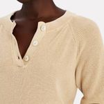 Rails  Piper Tan Long Sleeve Cashmere Blend Henley Sweater Size Large Photo 1