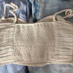 Stradivarius Ruched Cropped Tank  Photo 2