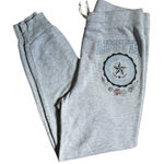 Wildfox Austin Texas Graphic Heather Grey High Rise Sweatpants Joggers Large Photo 0