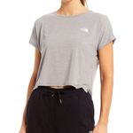 The North Face NWT Wander Keyhole Crossback Crew Neck Short Knit Top Photo 1