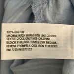 Ava & Viv  Womens 2X Blue White Stripe Tiered Button Down Shirt Dress Cotton Photo 5