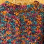 Vintage 1990s Compagnie Internationale Express Handknitted Curly Mohair Sweater Pink Photo 6