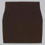 Eileen Fisher  Chocolate Brown Pull On Washable Stretch Crepe Skirt Size Medium M Photo 1