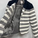 Gap  size 0 rugby striped academy blazer shoulder pads Photo 4