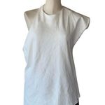 ZARA NWOT One Shoulder Asymmetrical Cut Out Top White Bloggers Fave M Photo 0