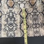 Salty  by Andie Snakeskin Print Cropped Tank Top Size Small Snakeskin Fitted Tank Photo 8