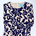 Cynthia Steffe Cece By  Stretch Cotton Brocade Sheath-Cream/Black, size 2 Photo 8