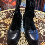 RIEKER LACE UP LEATHER BOOT Sz:39 Black Size 8 Photo 2