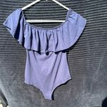 J.Crew Women's Off-Shoulder Navy Bodysuit Size Small NWT Photo 4