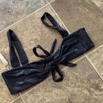SKIMS Liquid Shine Swim Bandeau Bikini Top Onyx Size XL Photo 5