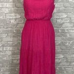 Allie Rose  Pink Gauzy Maxi Dress Photo 0