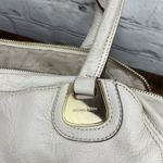 Michael Kors  Vanilla Satchel Bag Genuine Leather Gold Hardware Photo 8