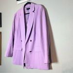 Talbots Blazer Jacket Tailored Stretch No Close Spring Lilac Purple Size 22W Photo 2