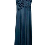 Halston Heritage HALSTON Strappy Evening Black Gown Maxi Dress Sz L Photo 2