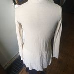 Free People  cream crisscross sweater tunic Photo 4