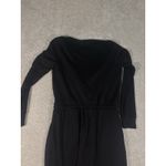 Beyond Yoga Womens Small Black Overlapping USA Cozy Soft Long Sleeve Jumpsuit Photo 10