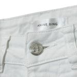 ANINE BING Frida Skinny Jeans Women’s Size 25 White Button Fly Stretch Denim Photo 6