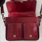 Tsawes Red White Heart Stitched Open Front Mini Messenger Style Bag Photo 6