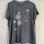 NWOT Grey Butterfly Flower Wish Comfy Casual Short Photo 0