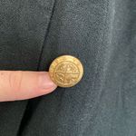 EUC Vintage Giancarlo Ferrari women’s black pure wool peacoat blazer‎ jacket 10 Photo 2