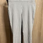 Anne Klein Black and White Striped Capris Photo 0