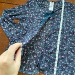 LOGO By Lori Goldstein  Teal and Purple Floral Cardigan Photo 4