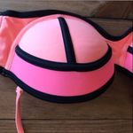Arizona Jeans Arizona neon colorblock padded bikini swim top Jr size Large Photo 3