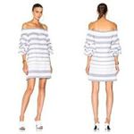 Alexis (Revolve) Olevetti Off Shoulder Stripe Mini Dress SUMMER BEACH FEMININE Photo 1