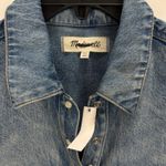 Madewell  Denim Popover Dress Robertson Wash Blue Shift Pockets Casual XS NWT Photo 8