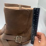 Softwalk Women's  Rayne Boot tan shearling lining winter mid calf size8 Wide 1083 Photo 3