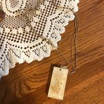 NEW Gold Layered Chains with Real Pressed Flower Pendant Necklace Photo 0