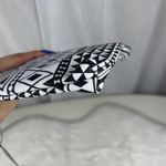 Forever 21 Black White Geometric Print Pencil Pen Case Makeup Bag Gold Zipper Pouch NWT Photo 12