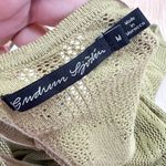 Gudrun Sjödén Open Knit Floral Dress Green Short Sleeve Scoop Neck Size Medium Photo 10