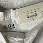 a.n.a New A new Approach Size 18 Chino Buckled Pleated Cuffed Shorts White Photo 10