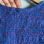 Oliphant Morocco Smocked Tie dress Blue Photo 10