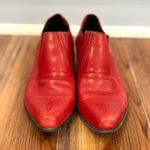 Durango Vintage 80s  Red Leather Western Booties Photo 3