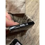 Soho Apparel  LTD Tan Capri 1X New Dressy Belted Photo 3