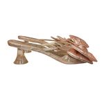 Circus NY by Sam Edelman Natalina Metallic Bow Kitten Heel Slide Sandals Size 10 Gold Photo 3