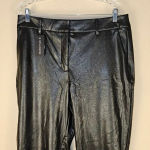 Commando NWT‎  Womens Black Faux Leather 7/8 Trouser Pants Large Photo 2