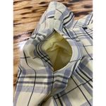 ep pro  Women Size 8 Yellow Gray Plaid Rayon Blend Lined Skort Sexy Party College Photo 11