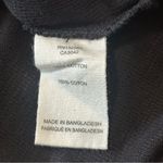 Grey State Women’s Size 3 L Black Cotton Knit Short Sleeve V Photo 5