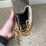 FREEBIRD by Steven  Jojo Leather Booties in Stone Color Lace Back Women’s Size 9 Photo 8