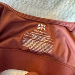 JoyLab  Rust Red Ribbed Athletic Bra NWT / size small Photo 4