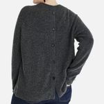 J.Crew Point Sur gray button back sweater size XS Photo 2